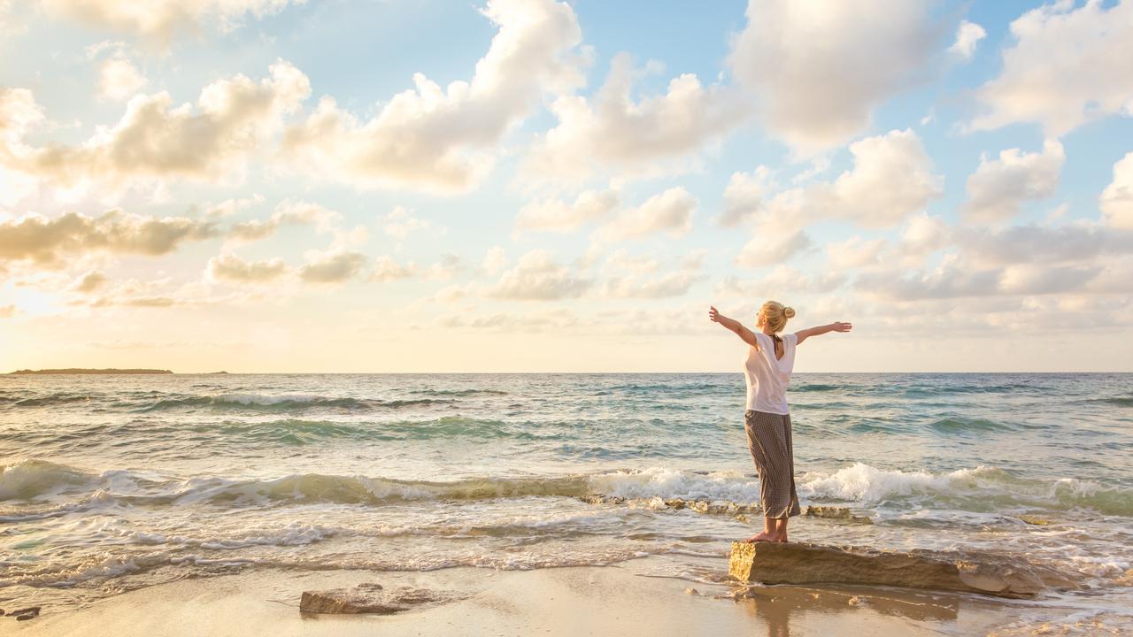Woman on the beach